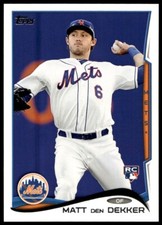2014 Topps #510 Matt den Dekker METS