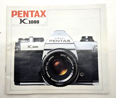 Asahi Pentax K1000 35mm Film Camera (User Manual Only) (A27) | eBay