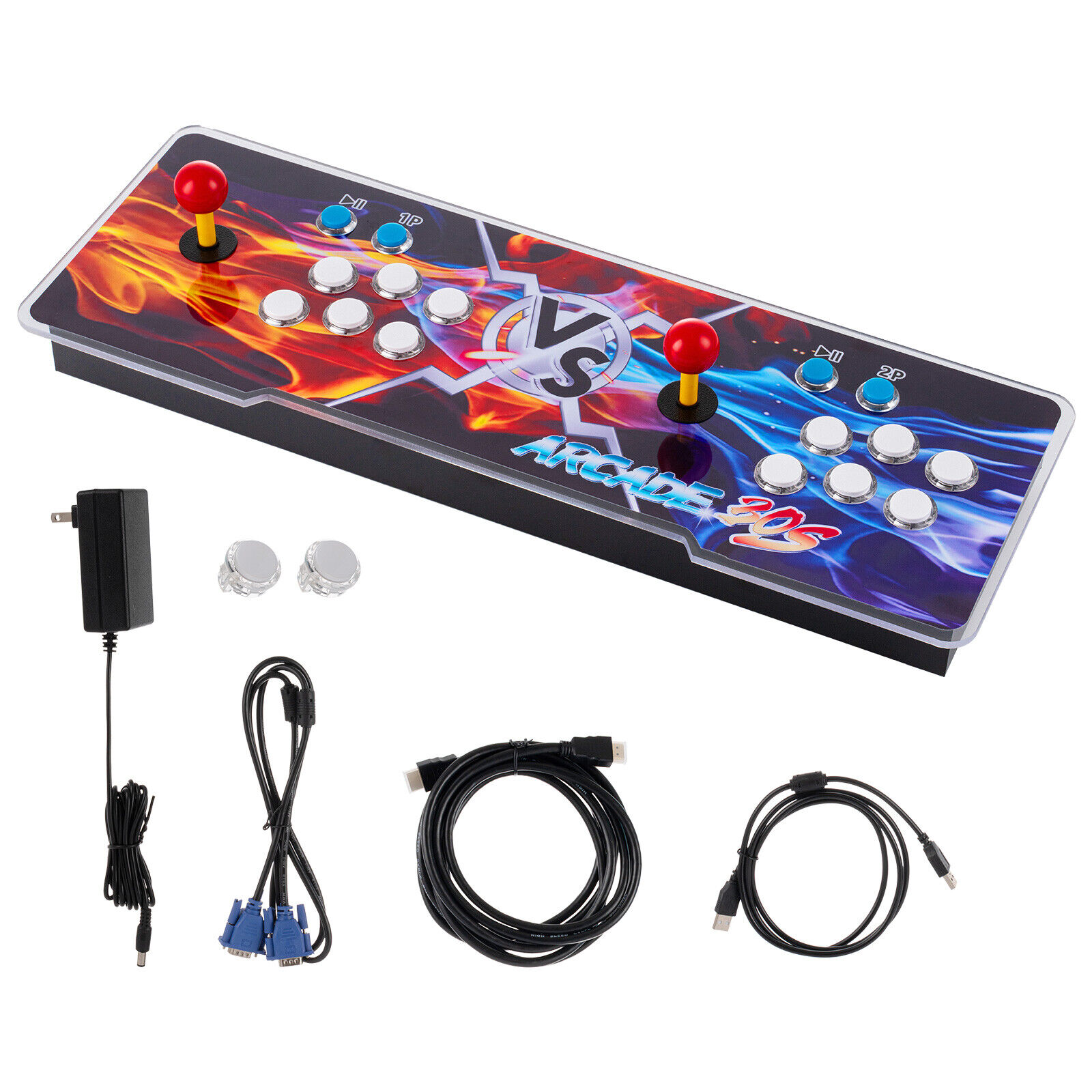 Box 30s 20000 in 1 Retro Video Games Double Stick Home Arcade Console | eBay