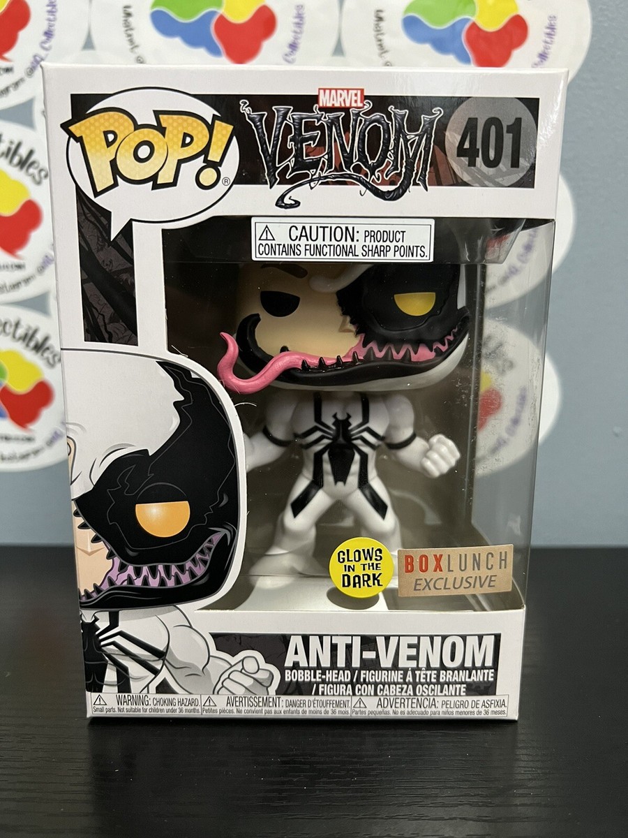 Funko Pop! Marvel Venom Anti-Venom #401 Box Lunch Glow GITD