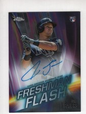 2019 Topps Chrome JAKE BAUERS Rookie RC Freshman Flash Autograph 77/99 #FFA-JB