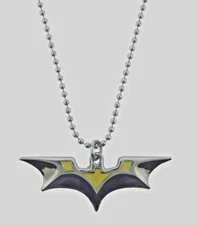 Batman Necklace Superhero Pendant DC Comics Cosplay Halloween Costume Dog Tag