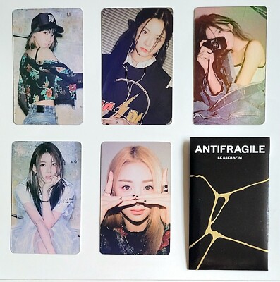 LE SSERAFIM ANTIFRAGILE -PHOTOCARD -QR -WEVERSE -SYNNARA (select