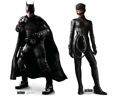 Découpe Carton Catwoman Avec Fouet Style Comics DC - Neuf, Avec Mini Figurine Offerte