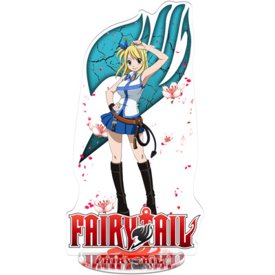 Fashion FAIRY TAIL Collection Lucy Desktop Stand Figure Decor Anime Gift @8