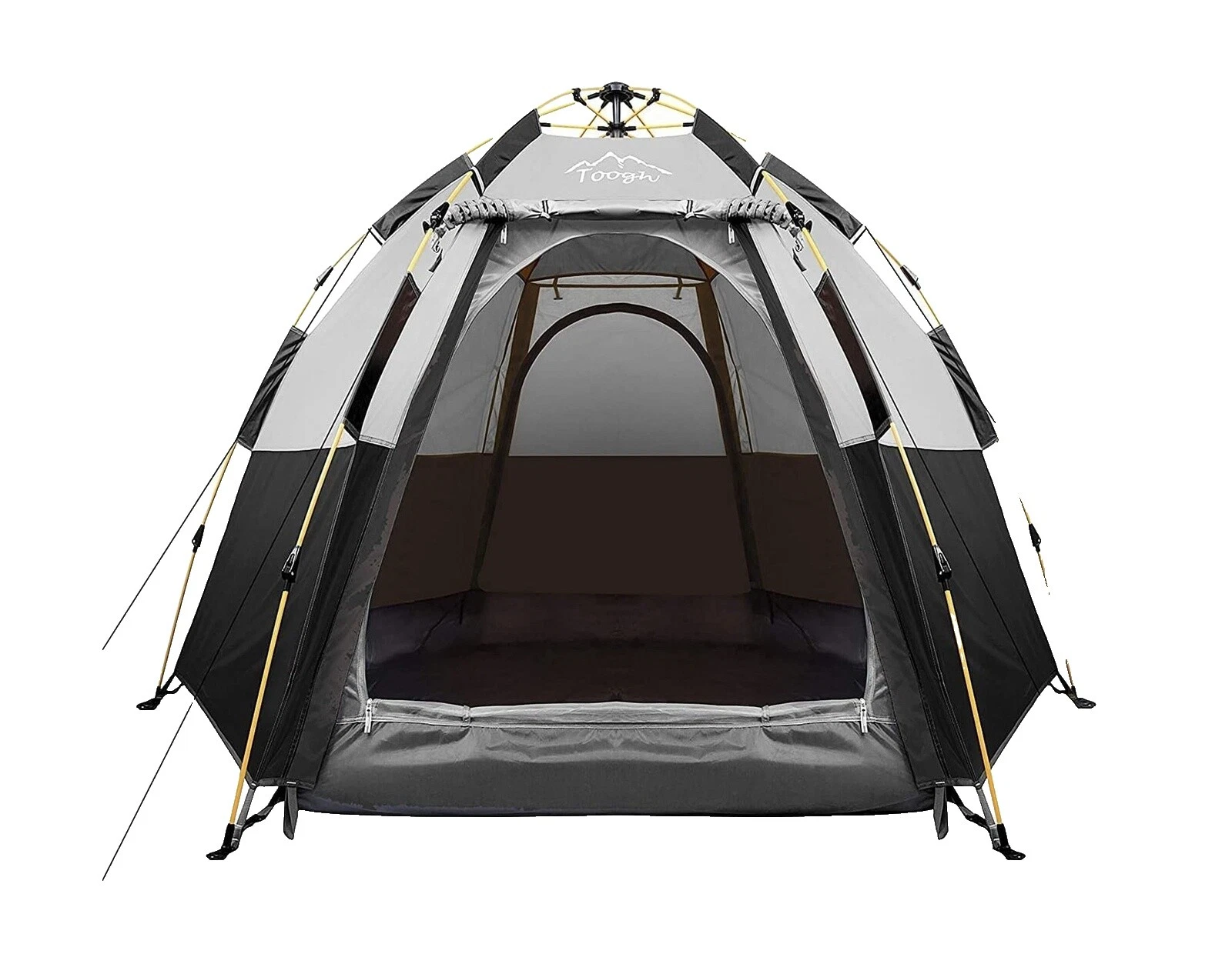 4 persona carpas Negro