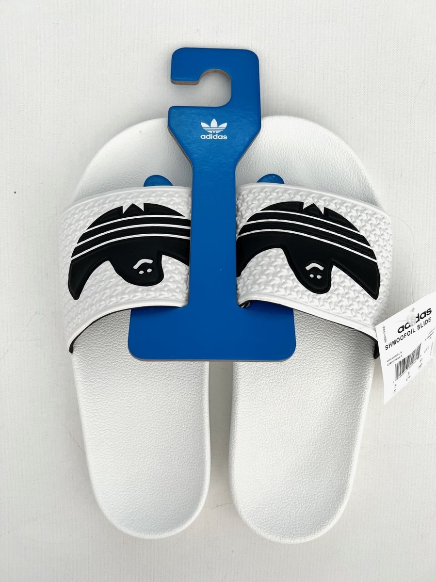 送料・関税込 ★ Adidas x Mark Gonzales Shmoofoil Slide Adidas x Mark Gonzales FY6848 Shmoofoil Bat Slides Cloud