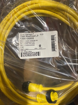Molex BRAD HARRISON LP 5M 114030K03M050 1300100855 4P MALE/FEMALE CORD SET