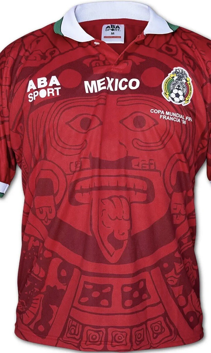 Mexico Roja Size XL Francia 98 El Tri Selección Mexicana Retro