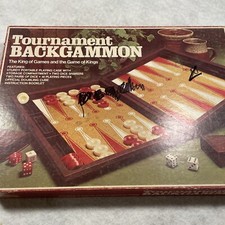 Vintage 1978 Lowe Tournament Backgammon Set Complete in Box