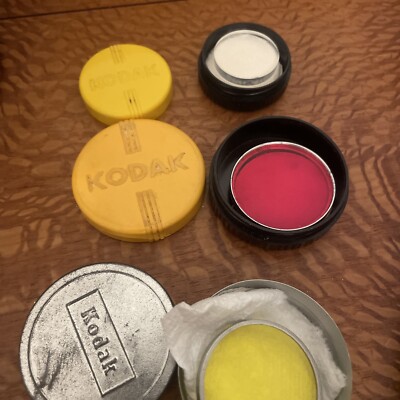 Kodak Wratten K2 Filter plus G filter and red filter lense plus case Made in USA