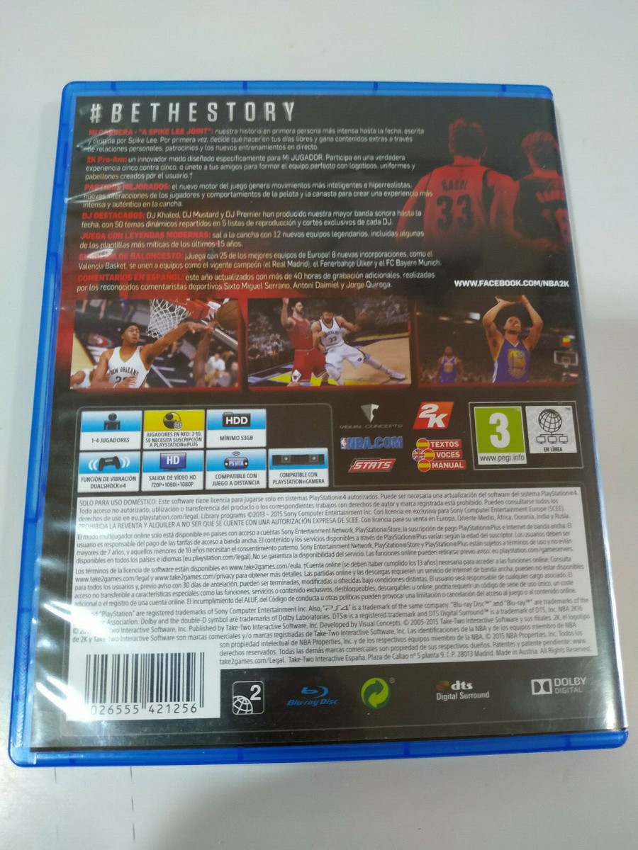 NBA 2K16 NBA 2K SPORTS Pau Marc Gasol - juego PLAYSTATION 4