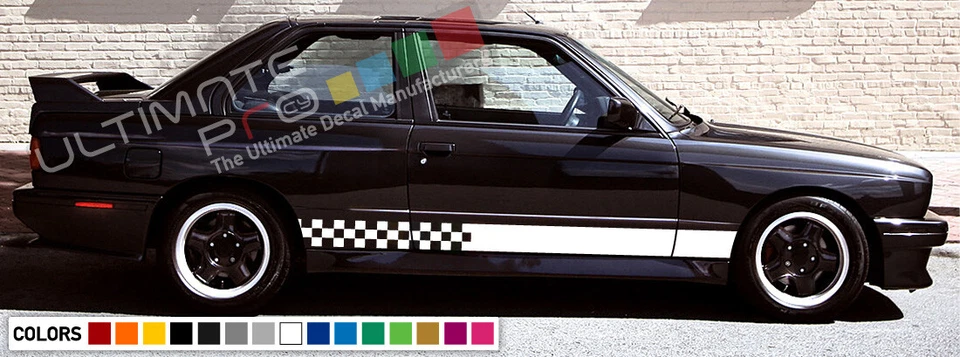 Наклейка наклейка полоски набор совместим с BMW M3 3 серии E30 Turbo фары кромки - Изображение 3 из 4