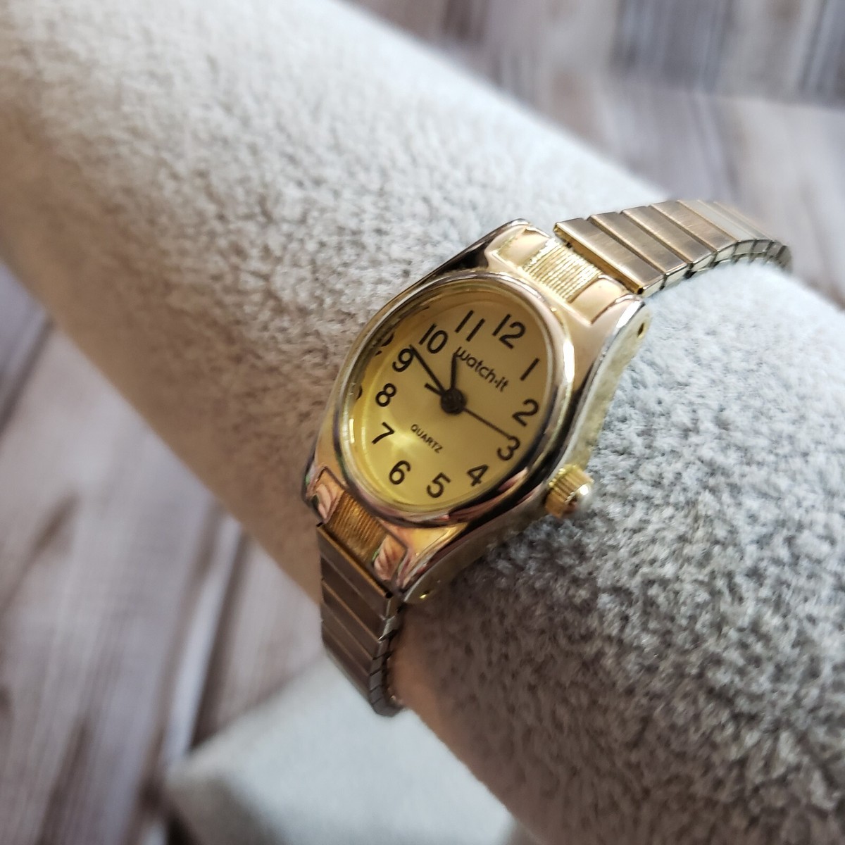 Vintage M.Z. Berger Watch-it MLN3009 Gold-tone Women