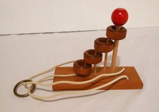 Free the Ring Wooden Rope Puzzle Brain Teaser...