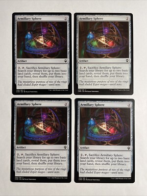 4x Mtg Commander Legends Armillary Sphere NM/M Magic The Gathering