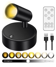 Battery Operated Spot Lights Indoor: 20-120Hrs Battery Life Wireless Spotlight