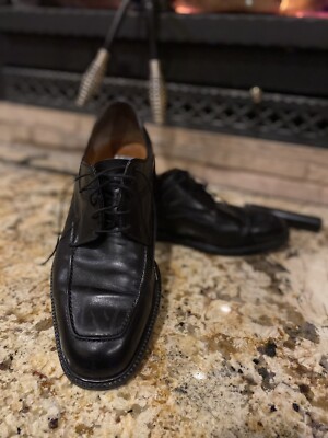 Vintage Florsheim IMPERIAL Mens 9.5 D Black Dress Shoes Vintage Florsheim IMPERIAL Mens 9.5 D Black Dress Shoes