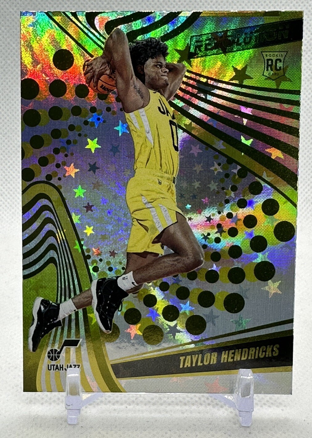 Taylor Hendricks 2023-24 Panini Revolution #108 Astro Utah Jazz Rookie Card RC