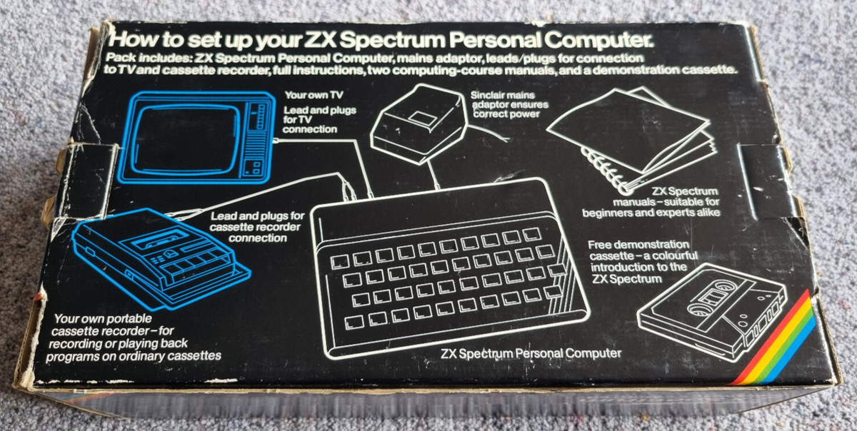 Sinclair ZX Spectrum 16k Vintage Computer Boxed | eBay UK