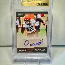 Denzel Ward Rookie Auto /20 2018 Panini NFL Player of the Day #DW BROWNS