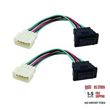 DC 12V Momentary 5 Pins Power Window Glass Lift Switch Button with Switch Plug