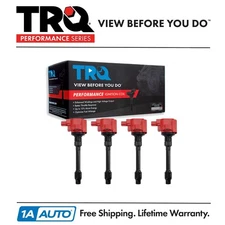 TRQ Performance Ignition Coil Set Fits 19-23 Acura 16-23 Honda