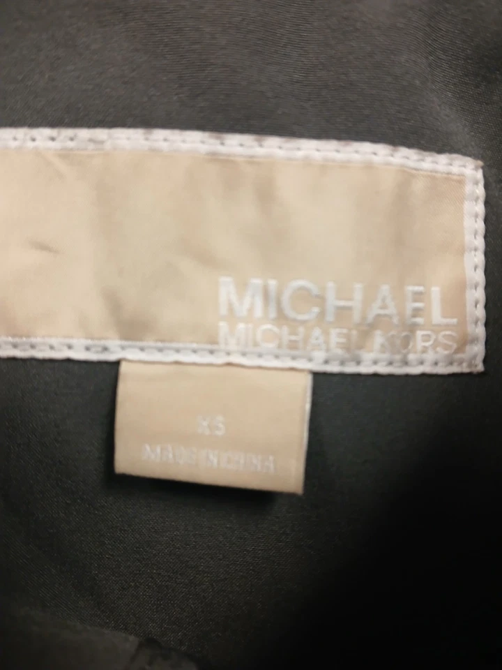 Women Michael Kors Quilted Faux Fur Lined Full Zip Jacket XS - Image 3 of 4