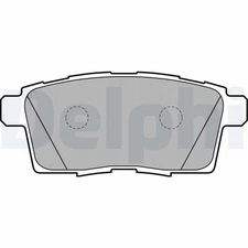 Delphi LP2052 brake pad set, disc brake for Ford USA, Mazda, Mazda (FAW)