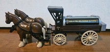 RARE 1991 Ertl Leinenkugel Horse and Wagon Tanker Bank Collectible MINT SEALED