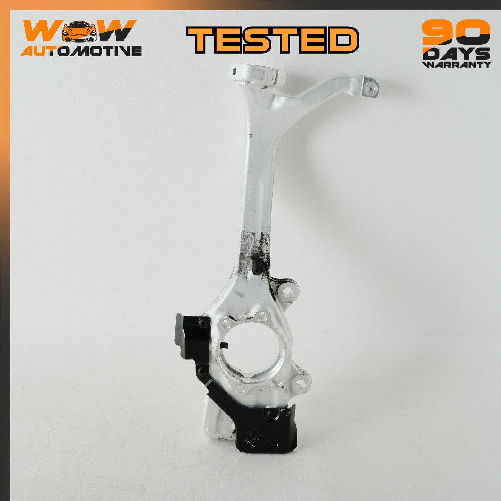 04-13 BENTLEY CONTINENTAL FLYING SPUR GT FRONT LEFT SPINDLE KNUCKLE HUB OEM