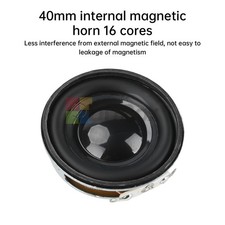 1-10PC 40mm Internal Magnetic Speaker Horn 4Ohm 5W Speaker for Bluetooth 0 20khz