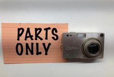 Parts Pentax Optio S4 4.0MP Compact Digital Camera Silver No battery no card