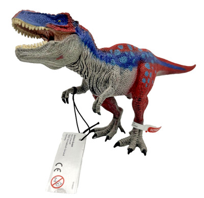 Schleich 72155 Tyrannosaurus Rex blau rot Dinosaurier T-Rex Figur Sonderedition