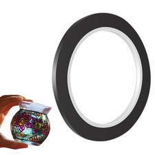 Black Stained Glass Lead Lines, Faux Lead Lines, 216.5ft Roll, PET Material, ...