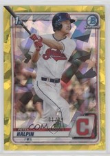 2020 Bowman Chrome Draft Sapphire Edition Yellow 91/99 Petey Halpin #BD-69 s7f