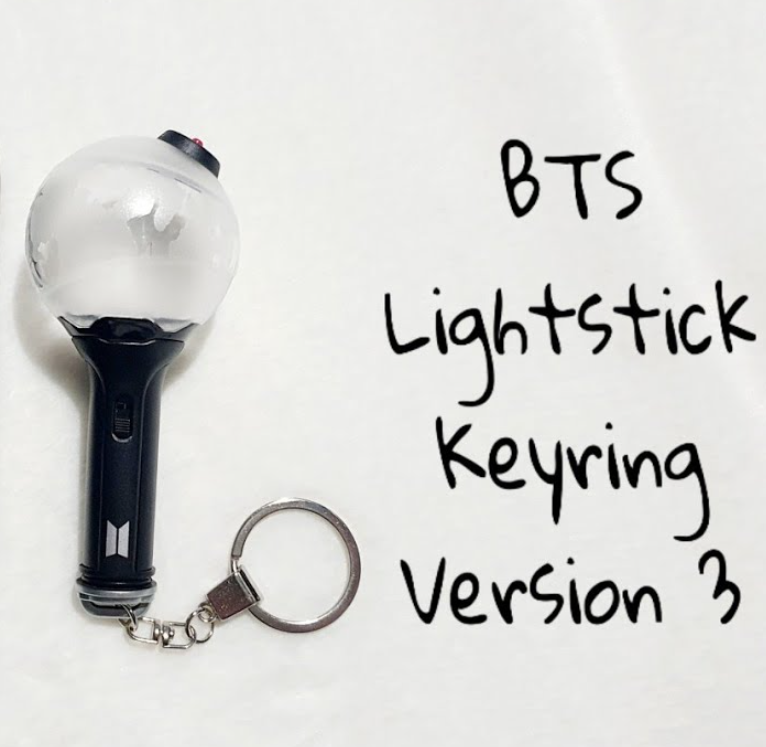 BTS Official Mini Light stick Keyring version 3 bomb - Keychain