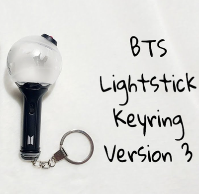 BTS Official Mini Light stick Keyring version 3 bomb - Keychain