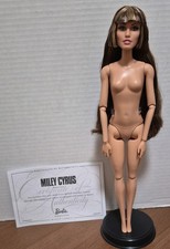 Barbie Signature 2026 Miley Cyrus Nude Articulated Doll With Stand & COA, FD
