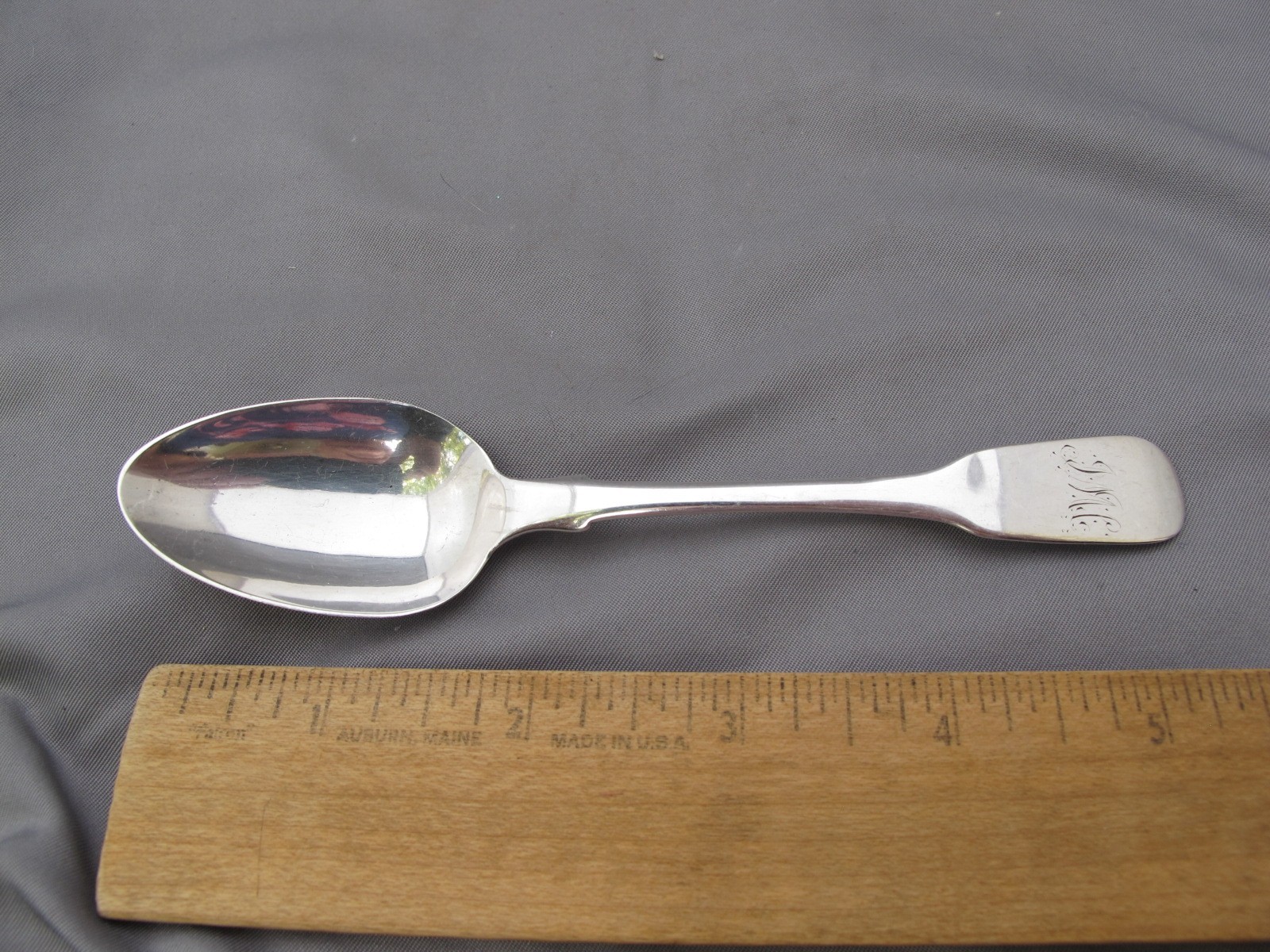 Good EXETER English GEORGE IV Sterling TEASPOON-Maker JH, 1825-26