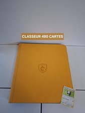 Classeur 12 Cartes Par Pages Pour 480 Cartes De Collection Pokémon Coloris Jaune