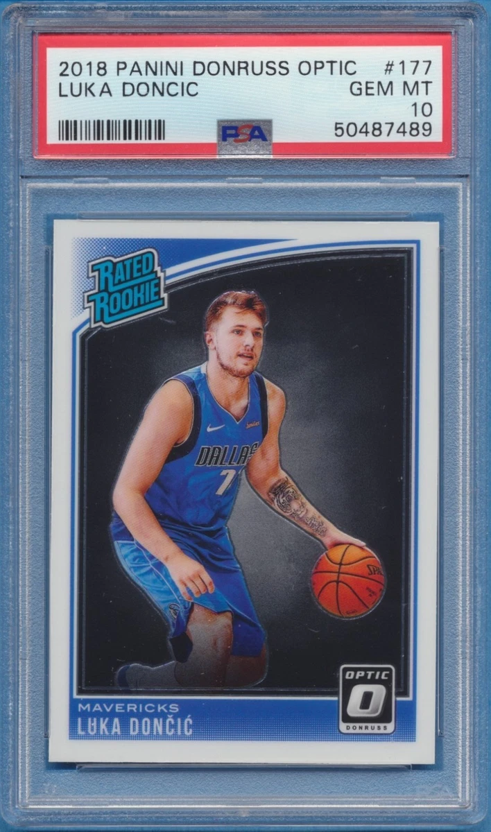Luka Dončić 10 Graded Basketball Rookie Sports Trading Cards
