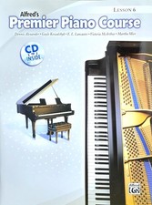 Alfred's Premier Piano Course Lesson 6 w/ CD