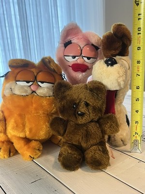 VTG 80s Lot of 4 Garfield, Arlene, Odie, & Pooky Plush Dakin | eBay