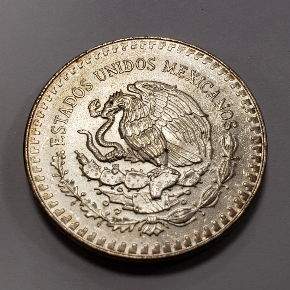 1988 Mo Mexico Libertad Onza 1 oz .999 Silver BU - Key Date - SKU-U2877 - Image 4 of 4