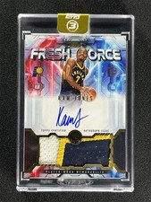 2025-26 Topps Three 3 Kam Jones Fresh Force Gold Auto Relic Patch RC RJA /10