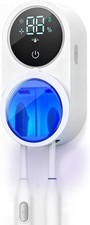 Toothbrush Sanitizer Holder UV LED Wall Mount Auto Sensor Air Drying