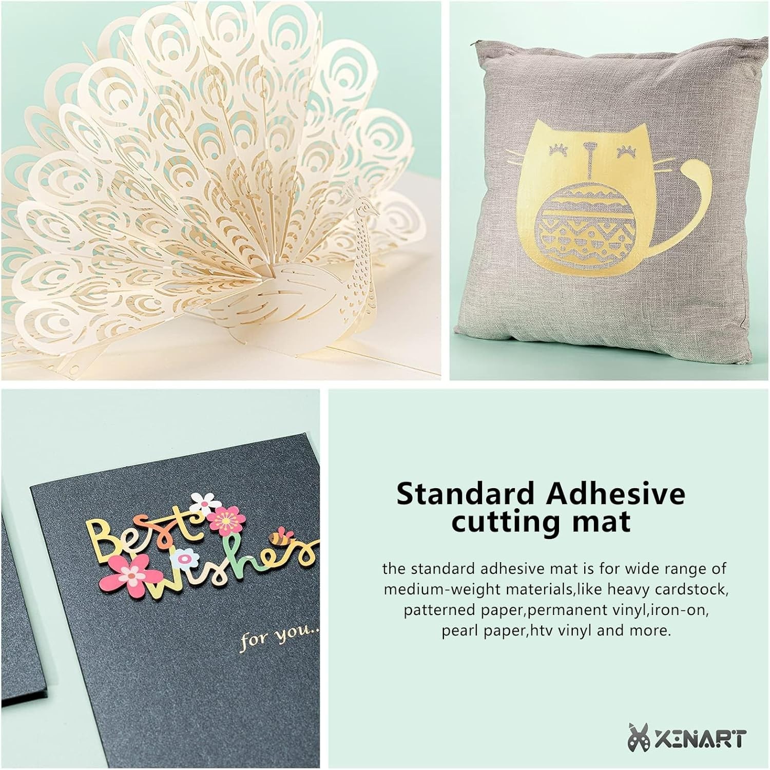 Cutting Mats for Cricut Maker 3/Maker/Explore 3/Air 2/Air/One 12x12 Inch 6pcs...