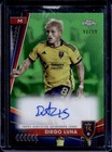 2024 Topps Chrome MLS Diego Luna Auto Neon Green Refractor #96/99 Salt Lake