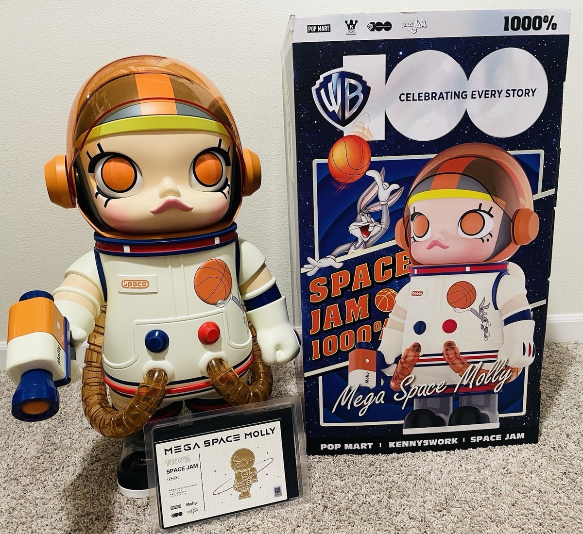 a*す様 POPMART Mega  Molly 1000%  Pop Mart Mega Space Molly 1000 Space Jam | eBay